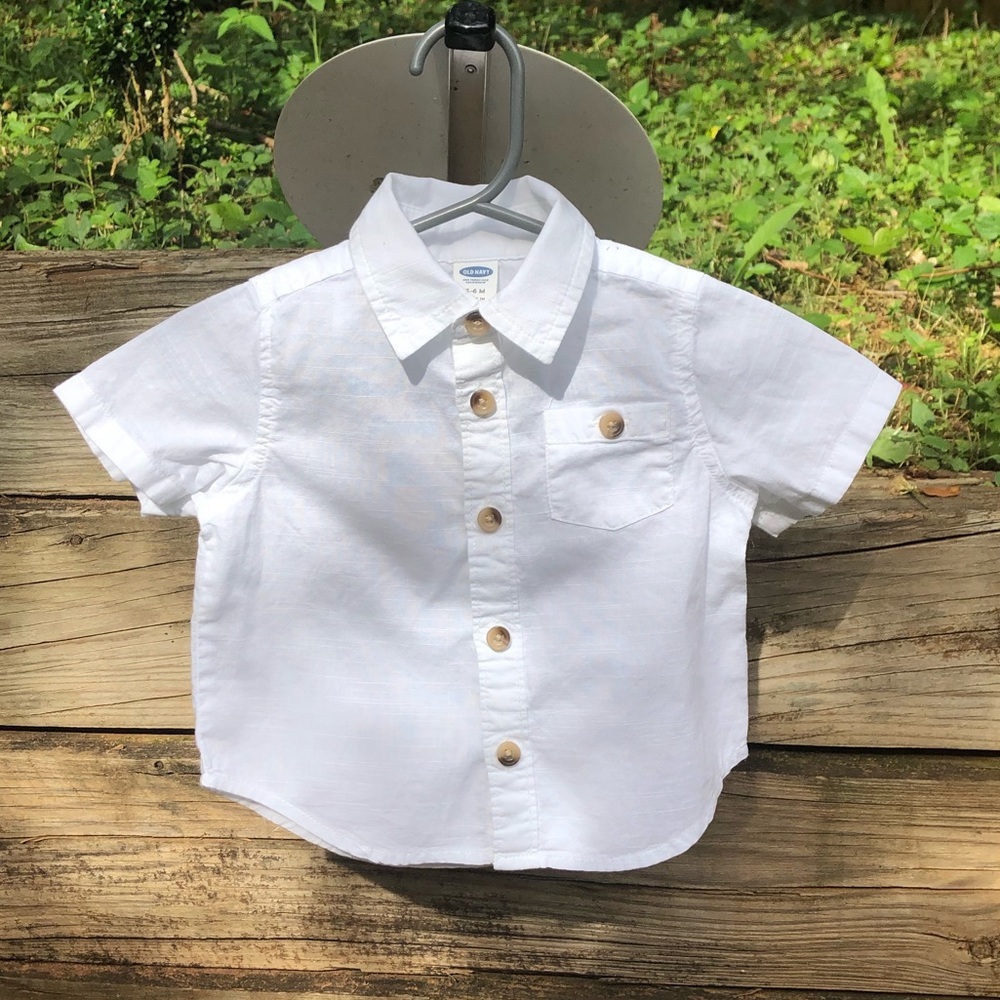 Old Navy White Button Up